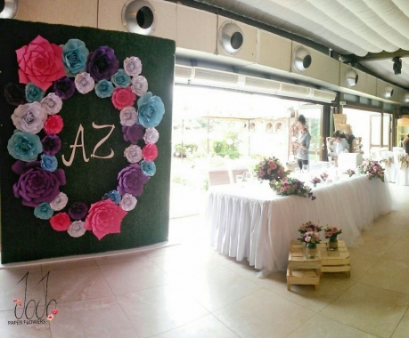 Jojo paper flowers* cvetna dekoracija