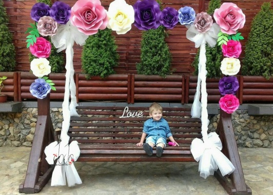 Jojo paper flowers* cvetna dekoracija