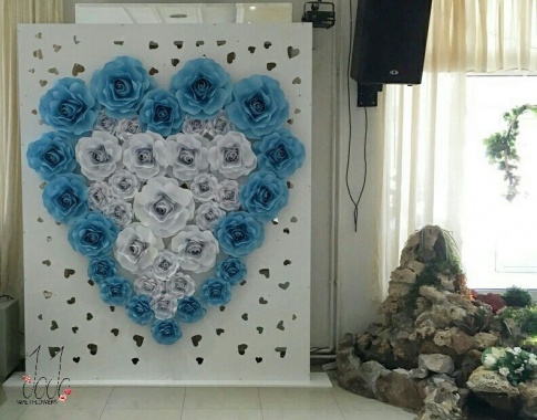 Jojo paper flowers* cvetna dekoracija
