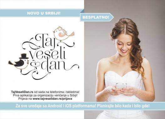 TAJ VESELI DAN - organizacija venčanja