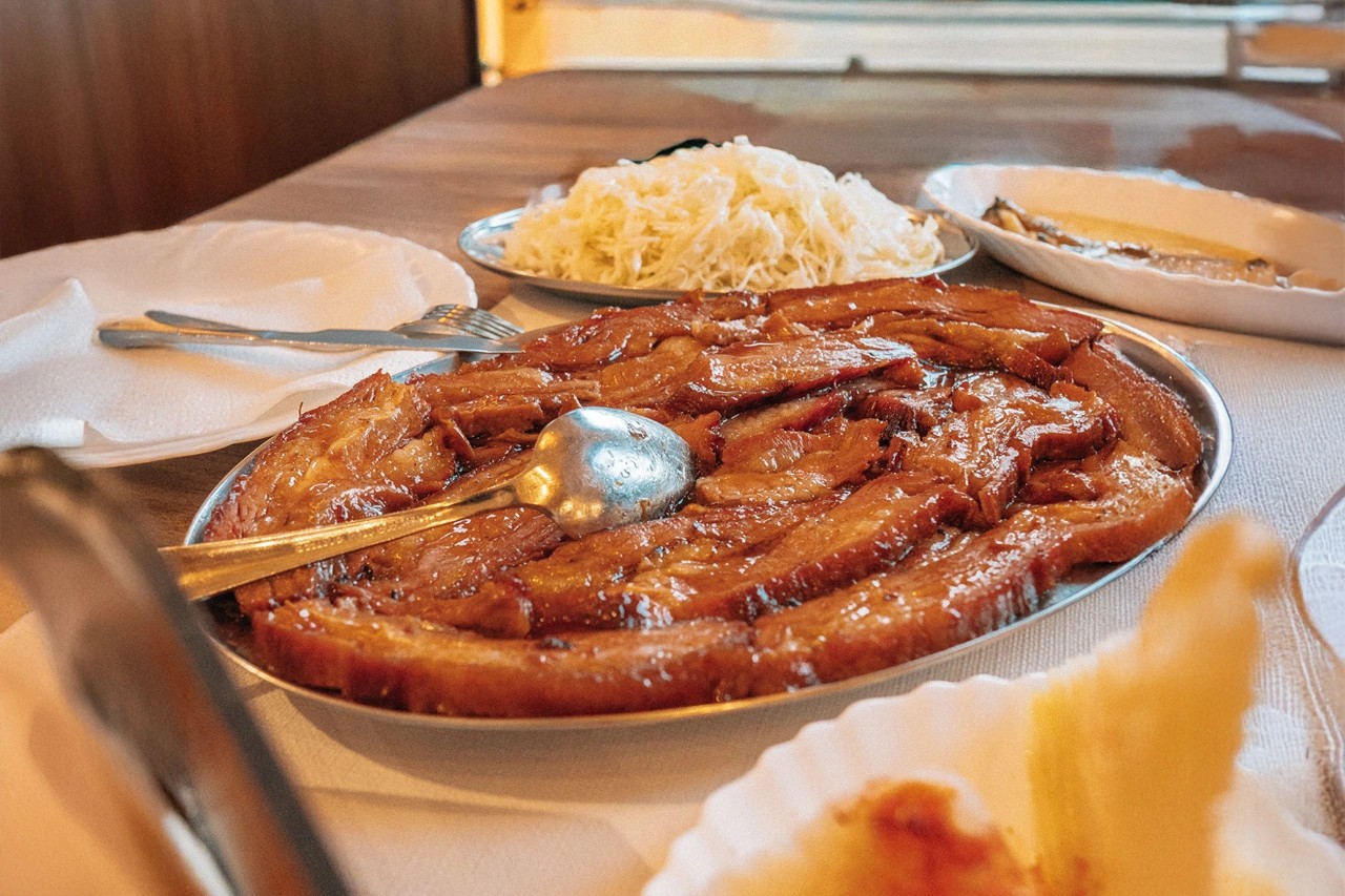 Kafana Brana, Teletina kod Nemca